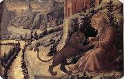 Fra Filippo Lippi St Jerome and the Lion Sweden oil painting artist